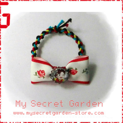 Heidi Girl Of The Alps ( Arupusu no Shojo Haiji )アルプスの少女ハイジ Anime Cabochon Hair Bows Hair Ties Bobbles Bracelet / Hair Clip